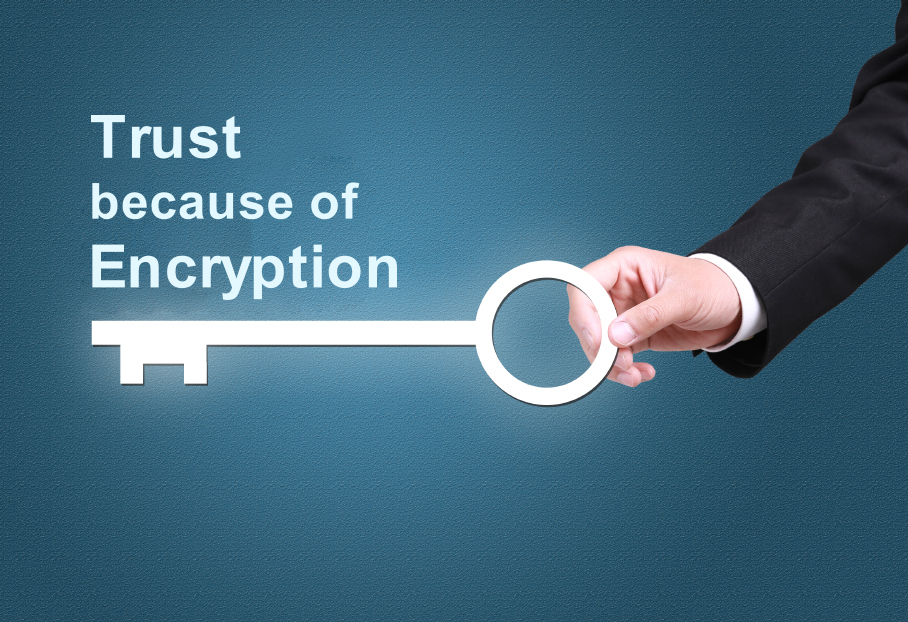 Trust because of Encryption