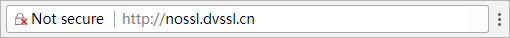 No SSL Certificate website